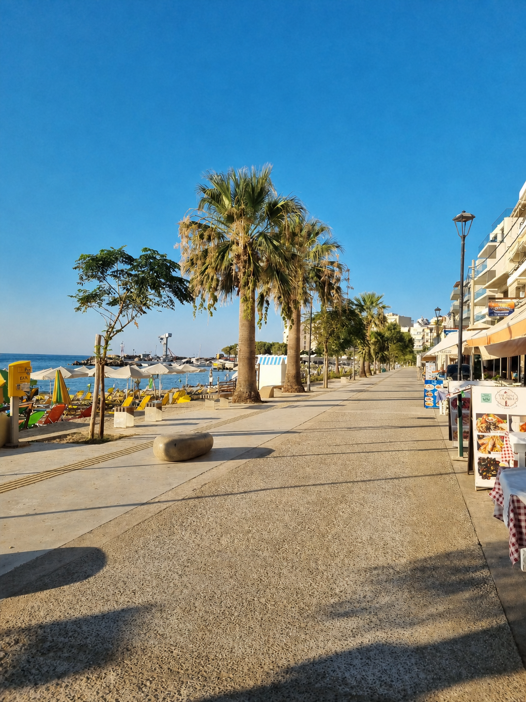 Nea Chora Beach Chania at summer
